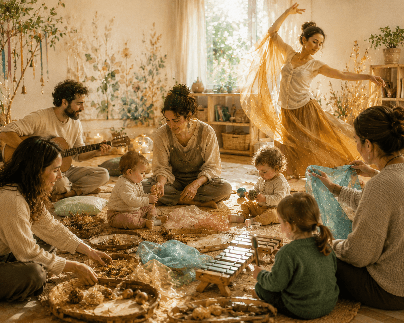 Éveil artistique et médiation sensorielle